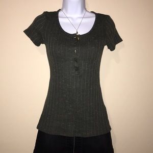 Charlotte Russe Button Up Top